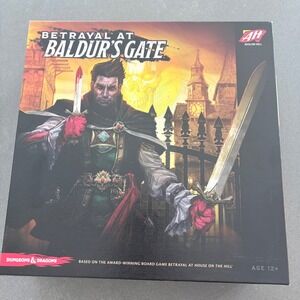 Avalon Hill Betrayal at Baldur's Gate Dungeons & Dragons Board Game C4630